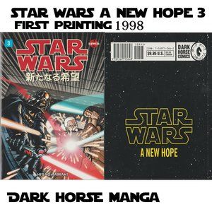 Star Wars A New Hope #3 Dark Horse Manga Anime 1st Printing 1998 Hisao Tamaki